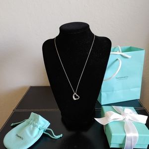 Tiffany & Co. Sterling Silver Open Heart Pendant